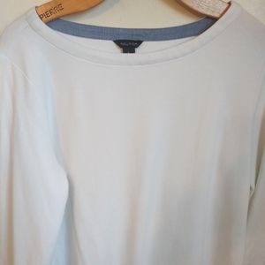 "Nautica" Women's Long Sleeve White Top